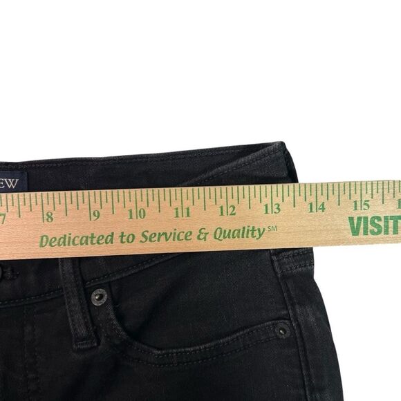 J. Crew 9" Mid-Rise Black Skinny Jean size 27 - Picture 14 of 16